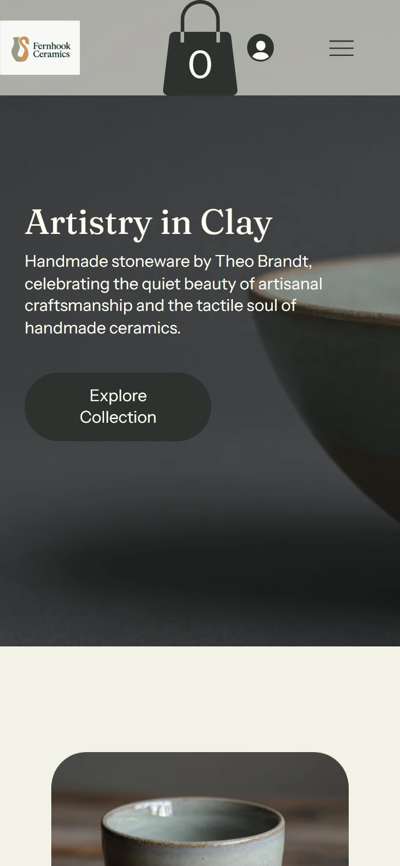 Wix: The shop on a phone.